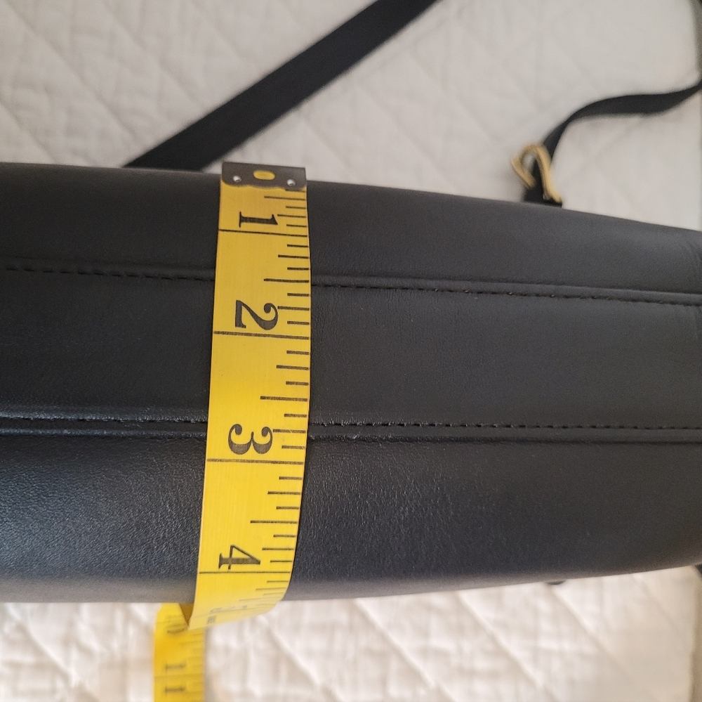 Vintage Y2K Coach 9944 Taylor Zip  Shoulder/Crossbody Handbag Black Made in USA - Picture 14 of 15